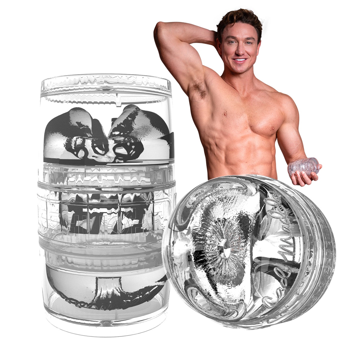 Fleshlight Cade Maddox Quickshot masturbator with dual orifices
