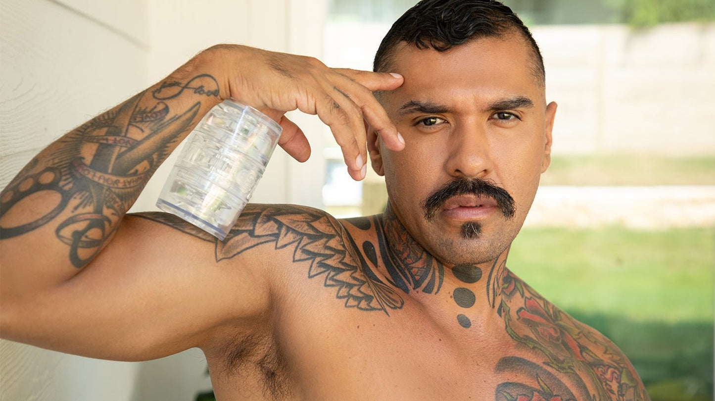 Boomer Banks Quickshot masturbator with mouth and butt