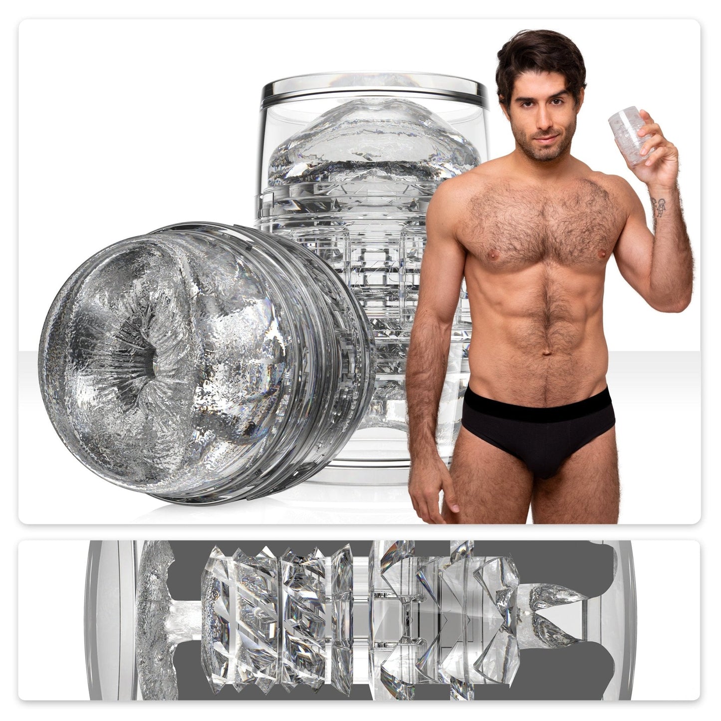 Fleshlight Diego Sans Quickshot stroker with mouth and butt