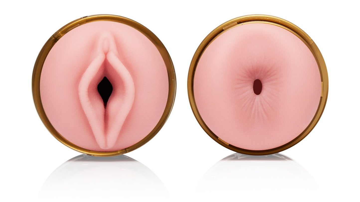 Fleshlight Quickshot STU Lady/Butt gold case pink sleeve