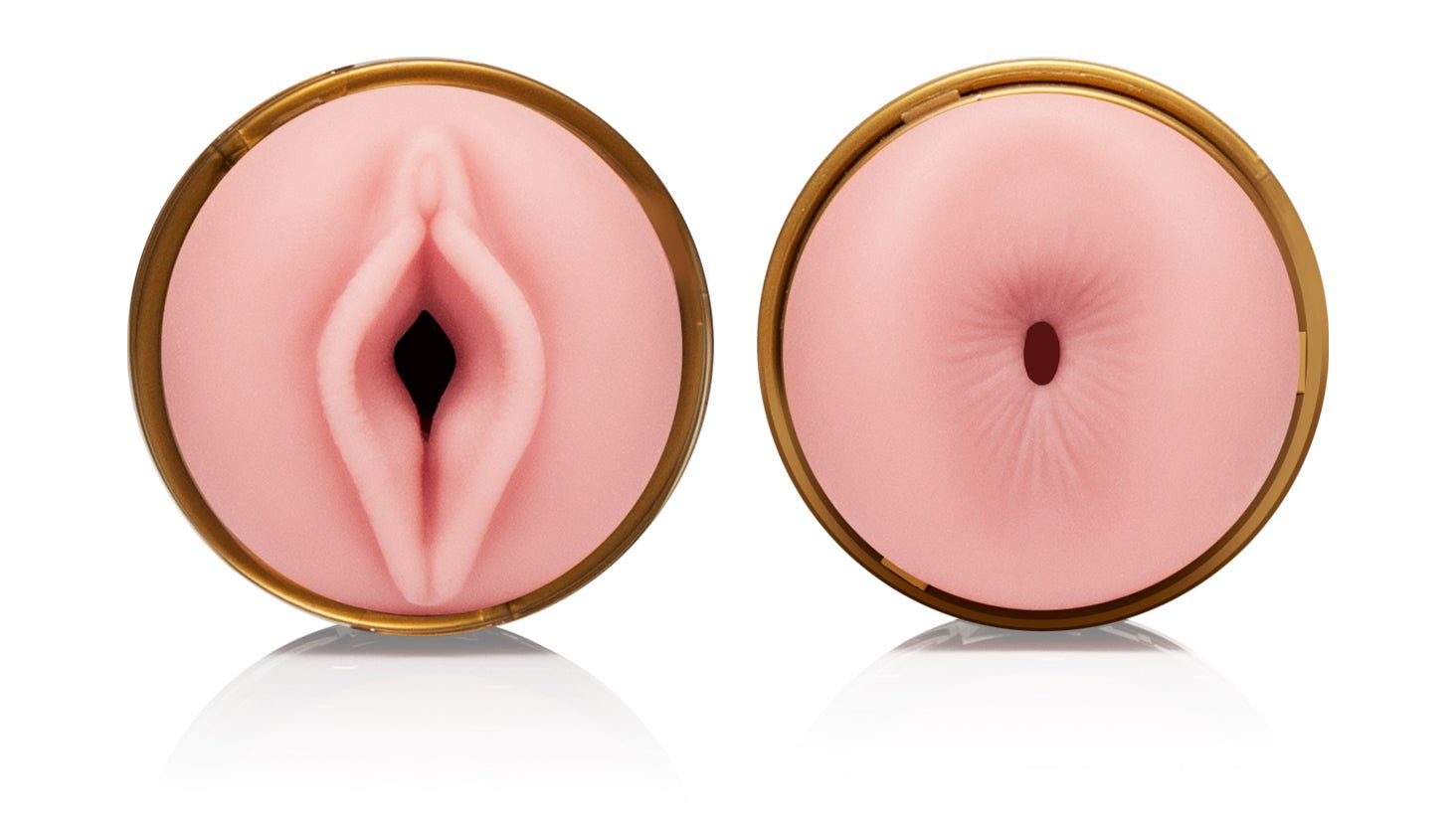 Fleshlight Quickshot STU Lady/Butt gold case pink sleeve