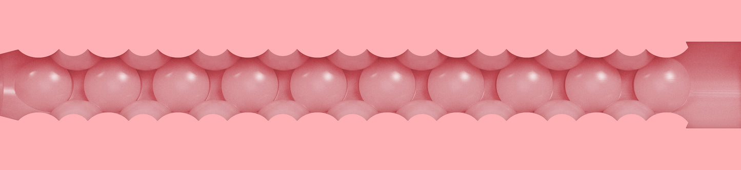 Fleshlight GO STU Butt masturbator pink sleeve texture
